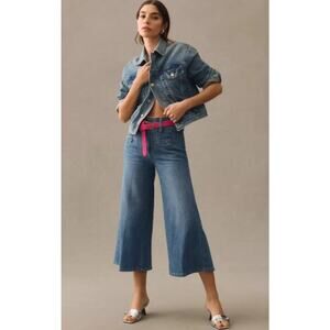 Pilcro Wide-Leg Crop Trouser Jeans - EUC 30 waist